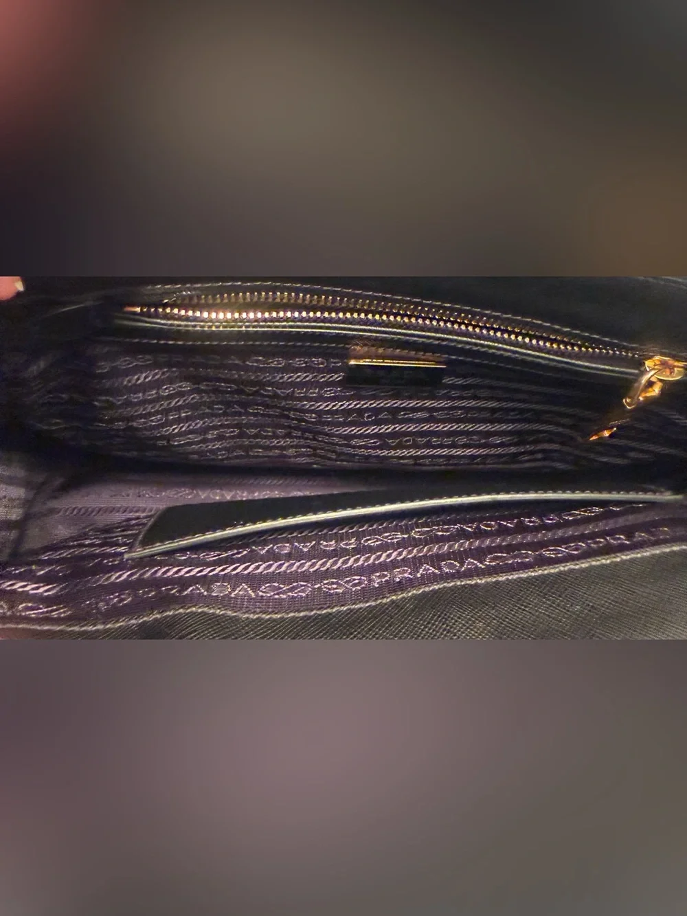 Prada Black Saffiano Galeria Bag